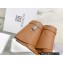 Givenchy Heel 9.5cm Shark Lock Ankle Boots in Leather Brown 2022