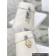 Givenchy Heel 9.5cm Shark Lock Ankle Boots in Leather White 2022