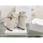 Givenchy Heel 9.5cm Shark Lock Ankle Boots in Leather White 2022