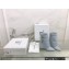 Givenchy Heel 9.5cm Shark Lock Ankle Boots in Leather Light Gray 2022