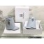 Givenchy Heel 9.5cm Shark Lock Ankle Boots in Leather Light Gray 2022