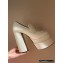 Versace Heel 15.5cm Platform 6cm Intrico Loafers White 2022