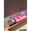 Versace Heel 15.5cm Platform 6cm Intrico Loafers Pink 2022