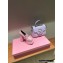 Versace Heel 15.5cm Platform 6cm Intrico Loafers Pink 2022