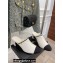 Chanel Heel 4.5cm Chain Mules White Spring 2022