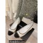 Chanel Heel 2cm Chain Ballerinas White Spring 2022