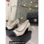 Chanel Heel 6.5cm Chain Pumps White Spring 2022