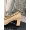 Chanel Heel 6.5cm Chain Pumps Beige Spring 2022