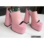 Versace Heel 15.5cm Platform 6cm Mules Pink 2022