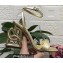 Dolce & Gabbana Heel 10.5cm Leather Sandals Gold with DG Pop Heel 2021