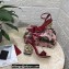 Dolce & Gabbana Heel 10.5cm Leather Sandals Patent Red with DG Pop Heel 2021