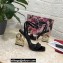 Dolce & Gabbana Heel 10.5cm Leather Sandals Patent Black with DG Pop Heel 2021