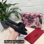 Dolce & Gabbana Woven nappa leather Bow Flat Sliders Black 2021
