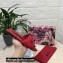 Dolce & Gabbana Woven nappa leather Bow Flat Sliders Red 2021