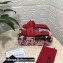 Dolce & Gabbana Woven nappa leather Bow Flat Sliders Red 2021