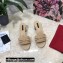 Dolce & Gabbana Heel 6.5cm Woven nappa leather Bow Mules Beige 2021