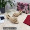 Dolce & Gabbana Heel 6.5cm Woven nappa leather Bow Mules Beige 2021