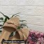 Dolce & Gabbana Woven nappa leather Bow Flat Sliders Beige 2021