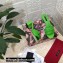 Dolce & Gabbana Heel 6.5cm Woven nappa leather Bow Mules Green 2021