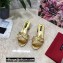 Dolce & Gabbana Heel 6.5cm Woven nappa leather Bow Mules Gold 2021