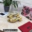 Dolce & Gabbana Heel 6.5cm Woven nappa leather Bow Mules Gold 2021