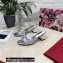 Dolce & Gabbana Heel 6.5cm Woven nappa leather Bow Mules Silver 2021