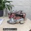 Dolce & Gabbana Heel 6.5cm Woven nappa leather Bow Mules Silver 2021