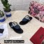 Dolce & Gabbana Thong-strap sandals Denim Blue with DG logo 2021