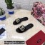 Dolce & Gabbana Patent leather sliders Black with DG Pop logo 2021