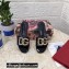 Dolce & Gabbana Patent leather sliders Black with DG Pop logo 2021