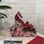 Dolce & Gabbana Heel 10.5cm Leather Chain Sandals Red with Baroque DG heel 2021