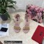 Dolce & Gabbana Heel 10.5cm Leather Chain Sandals Nude Pink with Baroque DG heel 2021
