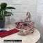 Dolce & Gabbana Heel 10.5cm Leather Chain Sandals Nude Pink with Baroque DG heel 2021
