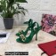Dolce & Gabbana Heel 10.5cm Leather Chain Sandals Green 2021