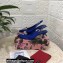 Dolce & Gabbana Heel 6.5cm Slingback Pumps Satin Blue with Crystal Bow 2021