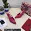 Dolce & Gabbana Heel 6.5cm Patent Leather Slingback Pumps Fuchsia with DG Pop Logo 2021