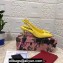 Dolce & Gabbana Heel 6.5cm Patent Leather Slingback Pumps Yellow with DG Pop Logo 2021