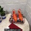 Dolce & Gabbana Heel 6.5cm Patent Leather Slingback Pumps Orange with DG Pop Logo 2021