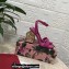 Dolce & Gabbana Heel 10.5cm Leather Sandals Fuchsia with DG Pop Heel 2021