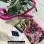 Dolce & Gabbana Heel 10.5cm Leather Sandals Fuchsia with DG Pop Heel 2021