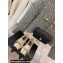Chanel Heel 2.5cm Ballerinas Metallic Gold Spring 2022