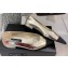 Chanel Heel 2.5cm Ballerinas Metallic Gold Spring 2022