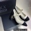 Chanel Heel 7cm Mary Janes Pumps White/Black Spring 2022