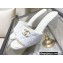 Chanel Quilting CC Logo Heel Mules White Spring 2022