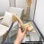 Chanel Quilting CC Logo Heel Mules Beige Spring 2022