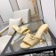 Chanel Quilting CC Logo Heel Mules Beige Spring 2022