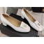 Chanel Heel 6cm Vintage Pumps White Spring 2022