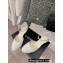 Chanel Patent Calfskin Mary Janes Open Shoes G38571 White Spring 2022