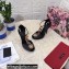 Dolce & Gabbana Heel 10.5cm Devotion Chain T-bar Pumps Black 2021
