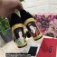 Dolce & Gabbana Painted Heel 10.5cm T-strap Pumps Velvet Black 2021
